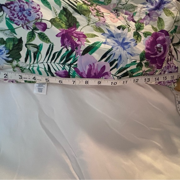 NWT RSVP by Talbots Size 18W. Floral Tank Top - Purple and Green - Picture 11 of 12
